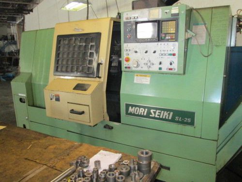 MORI-SEIKI, CNC LATHE, SL-25 A, CHUCK, TOOLING, FANUC 10T