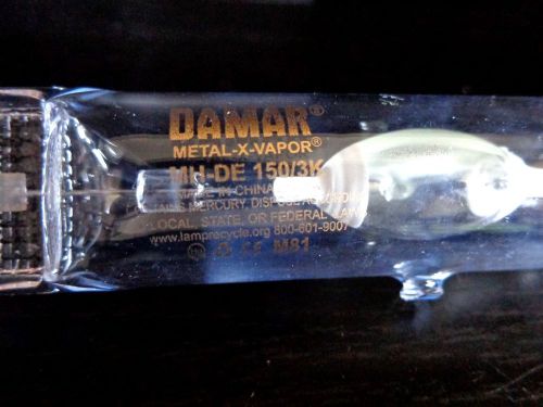 Lot of 5 Damar Metal Halide Vapor Light MH-DE 150 / 3K Clear 300K Bulbs New