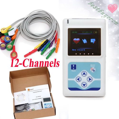 12-channel ecg holter system/recorder monitor freeanalyzer software analyzer for sale