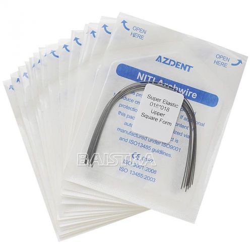 On sale!20xNew Orthodontic Super Elastic Niti Rectangular Arch Wire Square Round