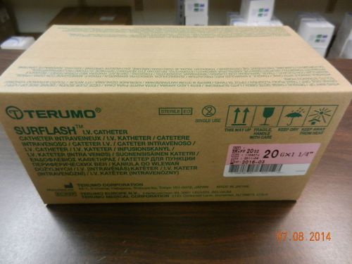 Terumo # SRFF2032 SurFlash I.V.  20G x 1.25&#034; NEW 200pcs