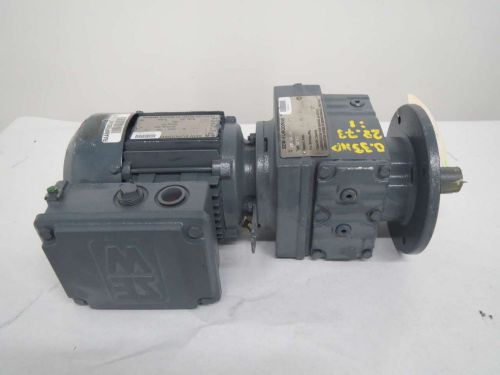 SEW EURODRIVE RF37 0.33HP 330/575VAC 1720/60RPM AC GEAR 28.73:1 MOTOR B377769