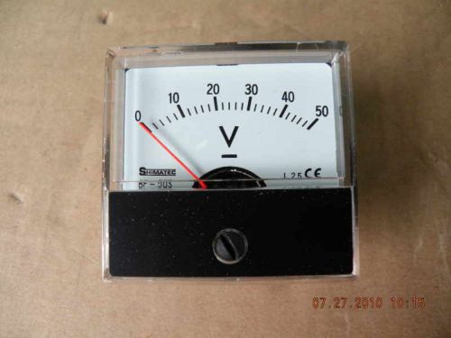 LOT OF 10 NEW DIRECT CURRENT 0~50V SHIMATEC PANEL METER