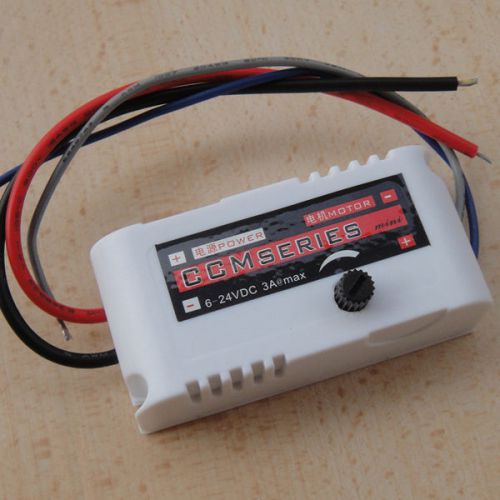 DC 6V 12V 24V 3A Reversible Motor Speed Controller PWM Controller