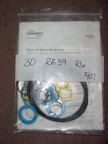 Flowserve Series RK 39 Pneumatic Actuator Rebuild Accessory Repair Seal Kit NEW