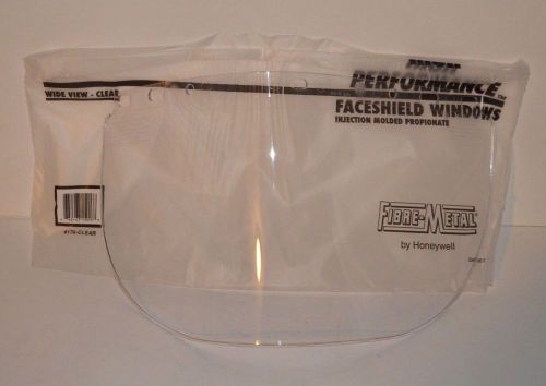 FIBRE-METAL BY HONEYWELL 4178 - CLEAR Faceshield Visor, Propionate 8x16-1/2