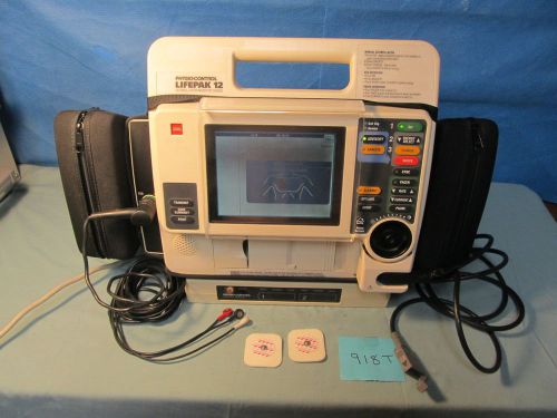 Lifepak 12   3 Lead ECG Monitor