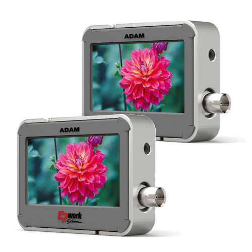 New e2work adam 2.8” multi format potable monitor for sdi 2ea set exp.shipping for sale