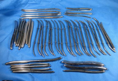 Lot of (51) Uterine Dilators &amp; Sounds Miltex, Sklar Etc. Various Sizes