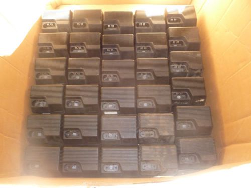 Lot of 76 Motorola Astro /Saber Two Way Radio Battery Charger Single &amp; 6 Bay