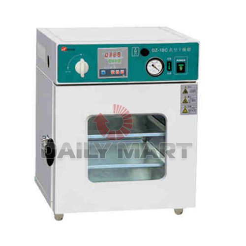 New 250°C Stainless Steel Digital Vacuum DZ-1BC Drying Dry Box Oven 12x12x11