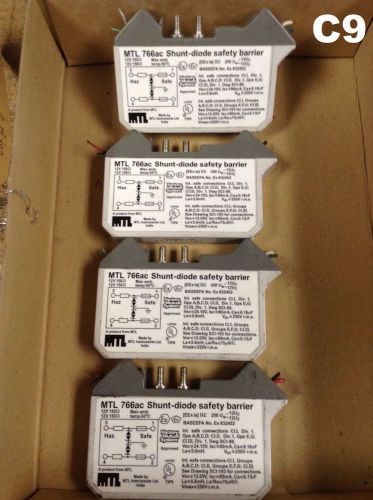 MTL 766ac Shunt-diode Safety Barrier-Lot of 4