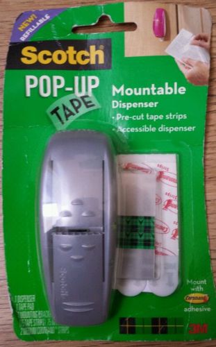 3M Scotch Pop-Up Tape Dispenser Mountable  -Silver 97G