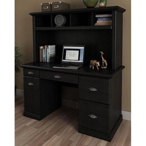 Home Office Desk Computer Desks w Hutch Bundle Workstation Modern Contemporary