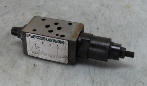 Vickers Modular Valve, DGMX2 3 PP BW B 40J, USED, WARRANTY