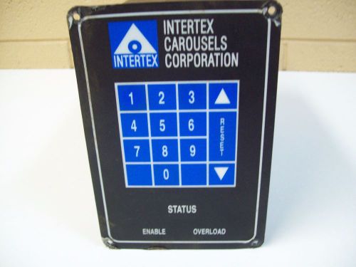 INTERTEX DM CAROUSEL CONTROL 220VAC 3PHASE 2HP - USED - FREE SHIPPING!!!