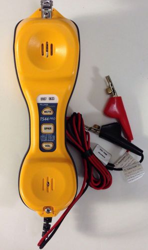 Fluke Networks TS44 Pro Telephone Test Butt Set w/ Piercing Pin Alligator Clips