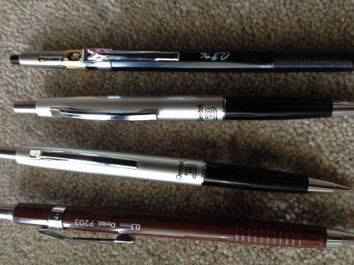 6 PENTEL MECHANICAL PENCILS