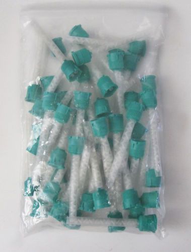 48 pcs Dental Impression Mixing Tips Teal 6.5 mm 1:1