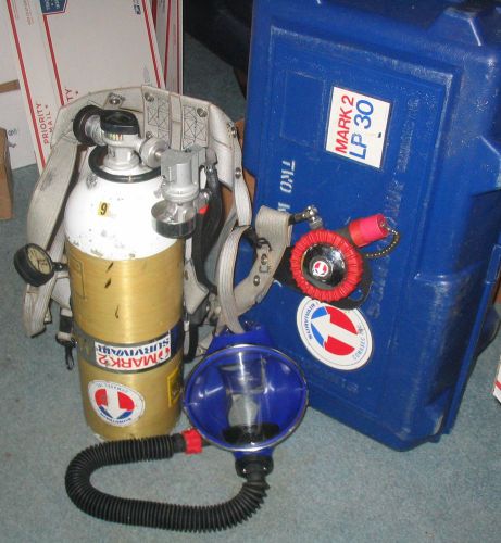 Survivair self-contain breathing apparatus,mark 2,with hard case for sale