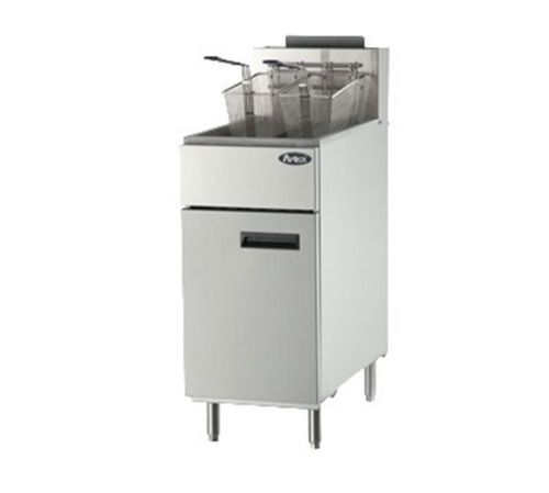 Atosa   atfs-40 heavy duty 40 lb stainless steel deep fryer for sale