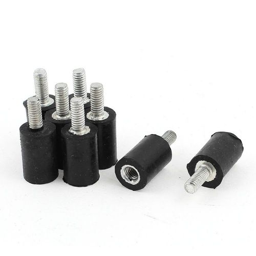 8Pcs M4 Air Compressor Rubber Vibration Mount Isolator 10mm x 15mm