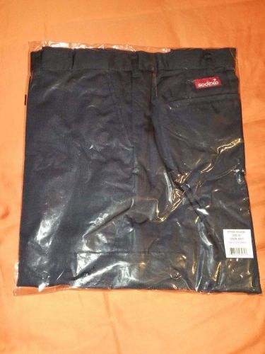 Brand NEW Sodexo Chefs Ladies /Women  CARGO PANTS - DARK BLUE - UnHemmed