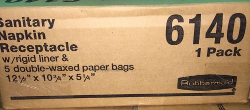 Rubbermaid Sanitary Napkin Receptacle 6140 NIB