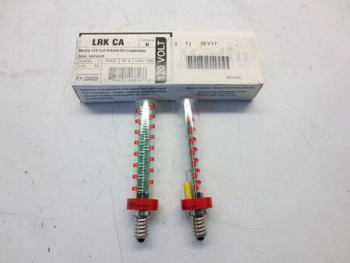 LITHONIA LRK CA MERLIN LED EXIT RETROFIT KIT CANDLABRA 120V 60 Hz (Pack of 2)