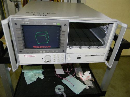 HP Agilent 70004A Display 4-Slot Spectrum Analyzer Mainframe Chassis, No Keypad