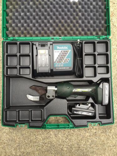 Greenlee ES32L Gator In-Line Scissor Cable Cutter 2 Li-ion 18V Batteries Charger