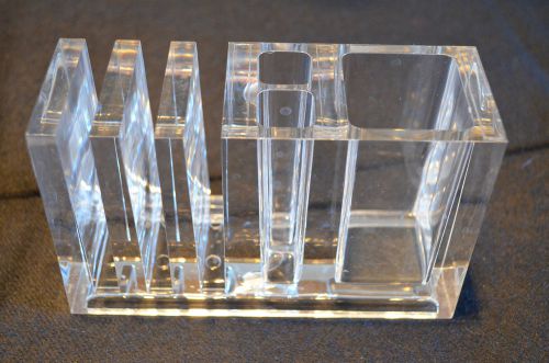 VINTAGE LUCITE DESK ORGANIZER