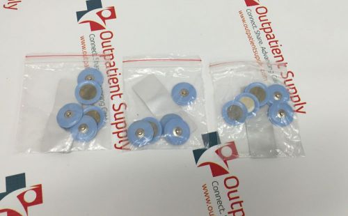 5 button snap type electrodes - 3 packs for sale