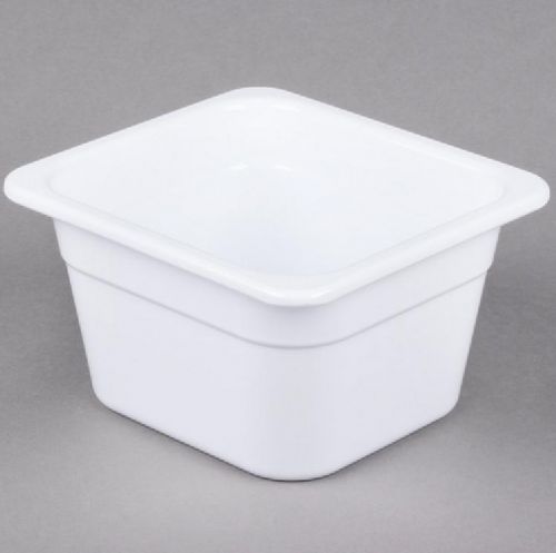 NEW Cambro 64CW148 Camwear White 4&#034; H 1/6 Size Food / Hotel Pan