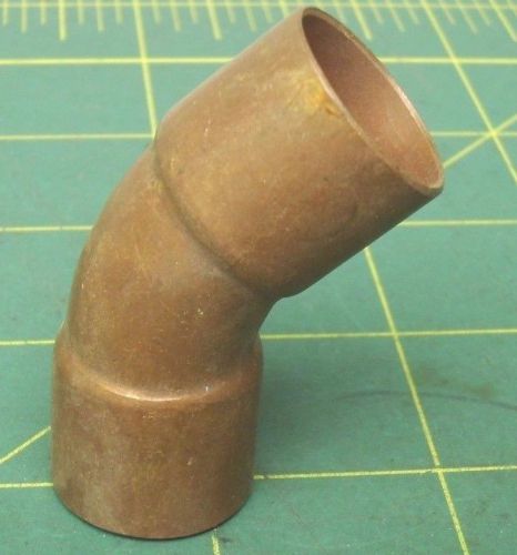 5/8 elbow 45 degree copper fitting 3/4 actual tube od female socket (2) #56612 for sale