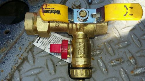 RINNAI BRASS 3/4&#034; BRASS ISOLATION VALVES WEBSTONE 500W06