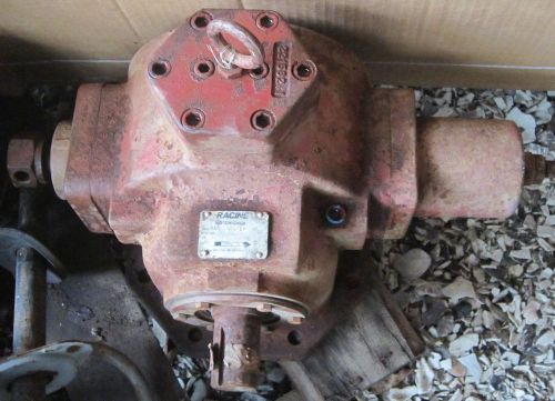 RACINE BOSCH HYDRAULIC PUMP MODEL #PVR PSSW 40ER