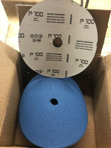 7&#034; X 7/8&#034; Floor Sanding Edger Discs Zirconia 100 Grit (50 Pieces)