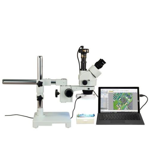 3.5-90X Trinocular Zoom Microscope+3MP Camera LED Light