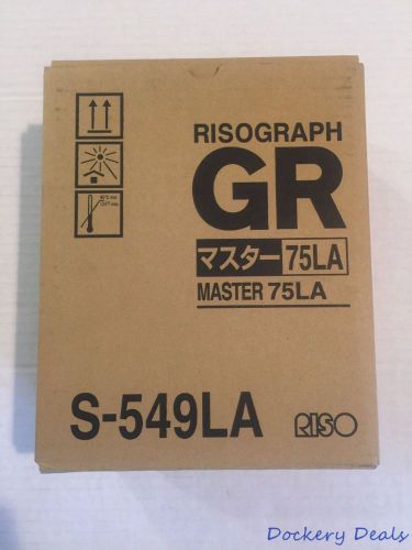 RISO S-549LA Masters Geniune GR75LA