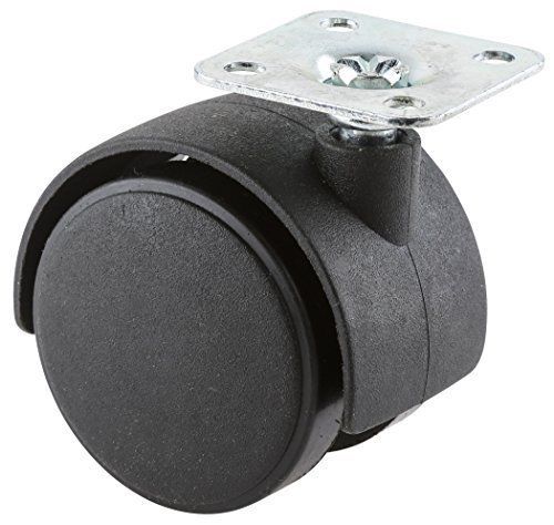 Steelex D2633 2-Inch 55-Pound Swivel Lock Nylon Furniture Plate Caster