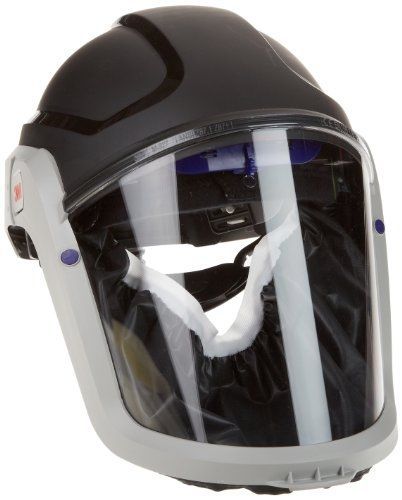 3M M-300 Series Versaflo Respiratory Hardhat Assembly M-307, with Premium Visor