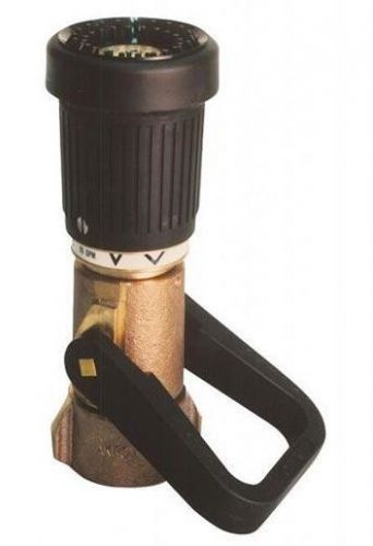 Akron Brass 3025 Nozzle - 2-1/2&#034; Brass Fog Nozzle