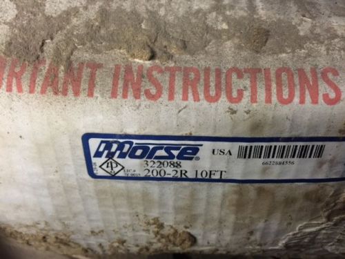 NEW, MORSE ROLLER CHAIN  200-2R  10FT. BOX