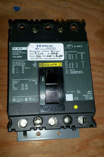 Square D Breaker FHL36040