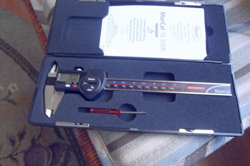 marcal 6&#034; 150mm govt slide  type digital caliper &amp; hard padded case &amp; info # 228