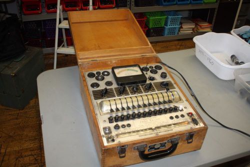 PRECISION MODEL 10-12 VINTAGE TUBE TESTER