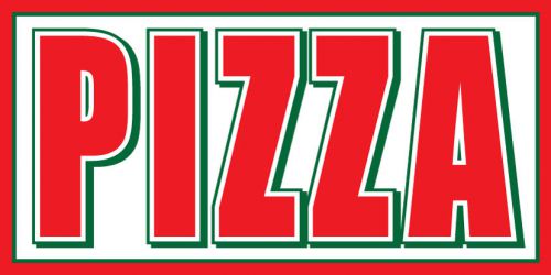 2&#039;x4&#039; pizza bar italian restaurant food vinyl banner sign for sale