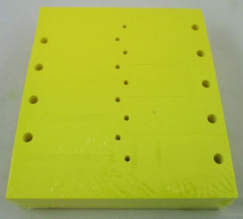 YELLOW Self-Locking Arrow Key Tags (1000 per pack) Size 4 1/2&#034; X 3/4&#034; (YELLOW)