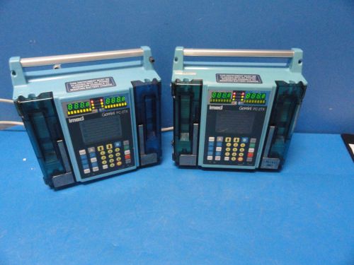 2 x imed alaris model 1325c/d gemini pc-2tx dual volumetric infusion pump (9169) for sale